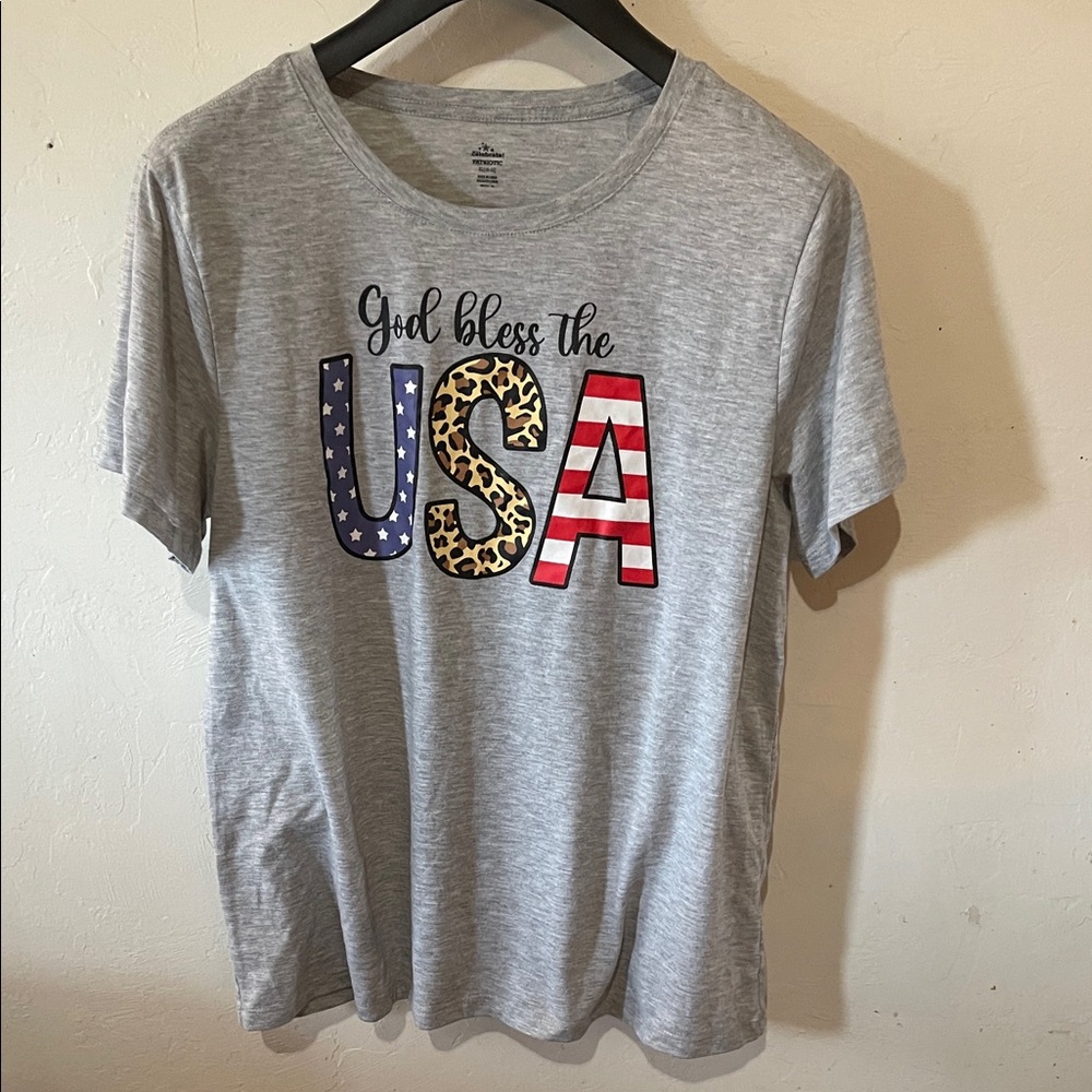 Gray Graphic Short Sleeve Tee